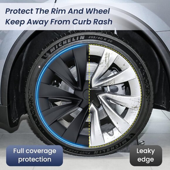 Wheel Covers 20" Juniper Helix 2.0 2025 2026 Matte Compatible with Tesla Model Y - Picture 5 of 7